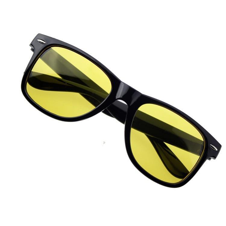 Square Yellow Lens Sunglasses for and Outdoor Activities