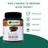 Nutriwish Natural Basil Seeds 250 g | Pure & Fresh | Safe & Beneficial Tulsi Seeds | for Eating | No Additives | Good for Healthy Snacks |