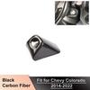 For Chevy ColoradoCanyon 14+ Start Engine Push Button Keyhole Cover Trim Carbon