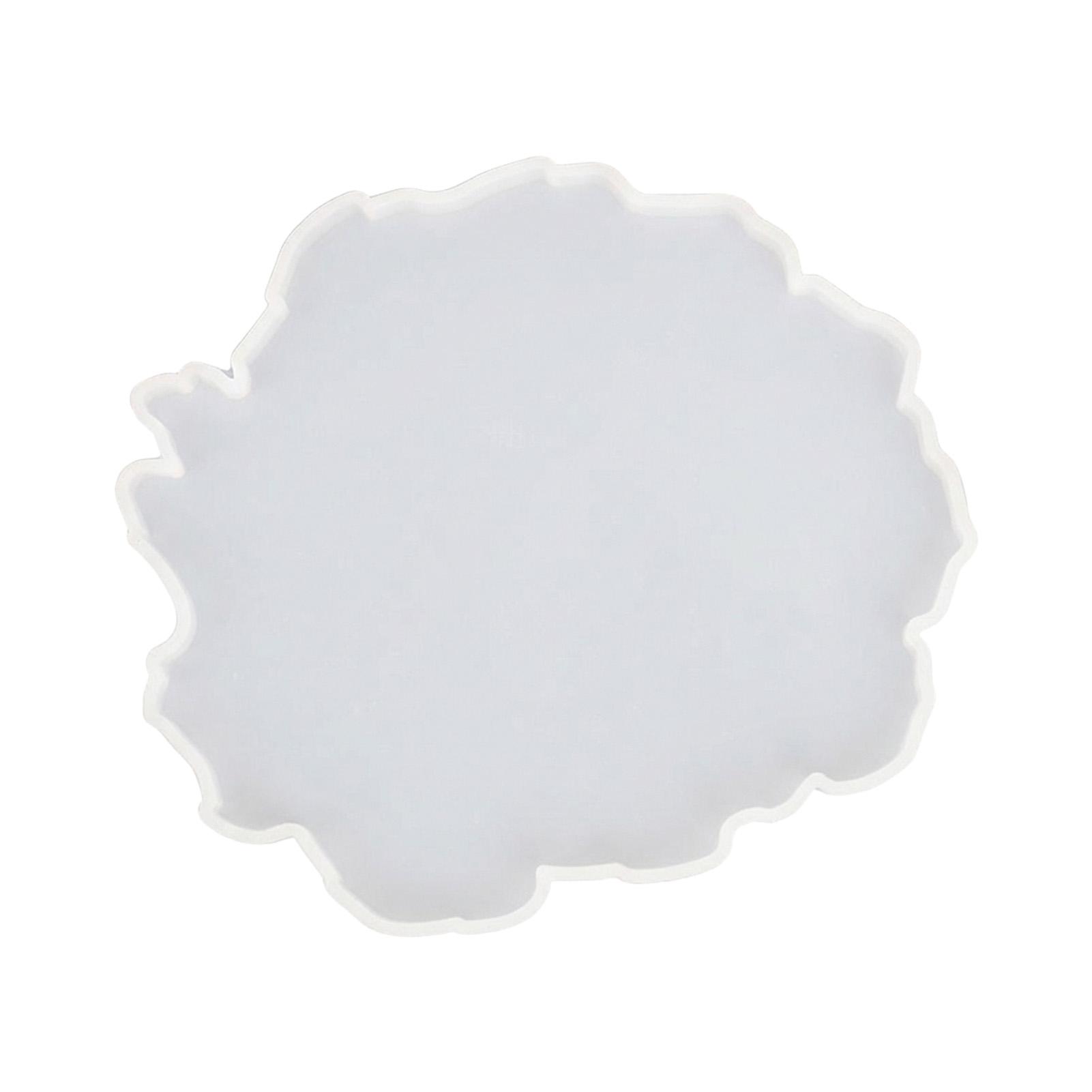 

Silicone Mold For Elliptical Fruit Tray Cup Coaster DIY Crystal Drip With Elasticity And Heat Resistance