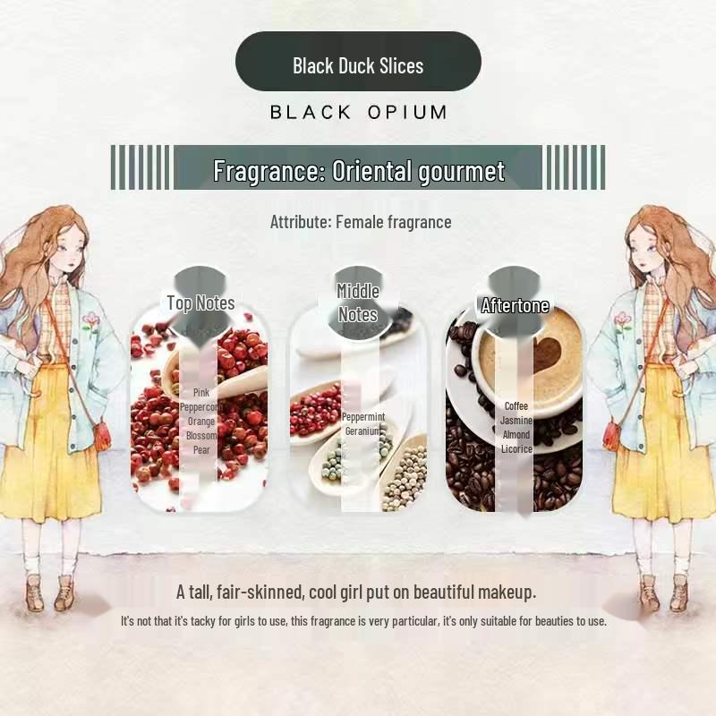 3ml Women's Light Fragrance Sample Card - Long-Lasting Q Version Spray, Men's Gift