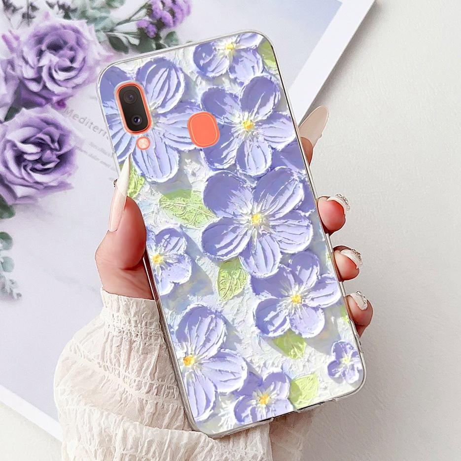 For Samsung Galaxy A20e Case SM-A202F Popular Fashion Painted Cover Soft Silicone Phone Case For Samsung A20e A202F Fundas Coque