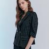 Maxza Stripe Volume Sleeve Tailored Jacket Cc08qj306on