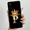 For Vivo V19 1933 Case Luxury Crown Letters Couple Liquid Silicone Soft Phone Cases For Vivo V 19 Camera Protection Back Cover