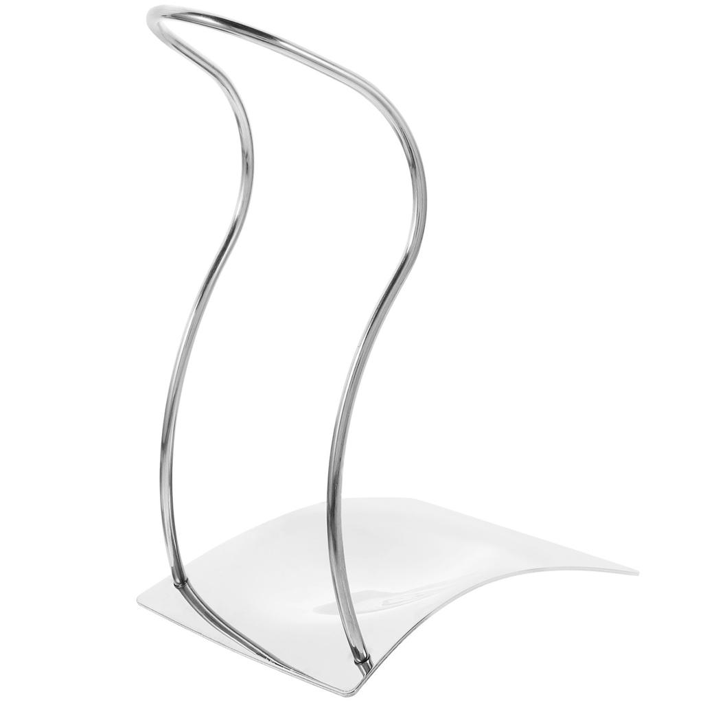 Stainless Steel Spoon Rest Holder for Kitchen Restaurant Countertop Ladle Spoon Utensil Drain Rack Heat Resistant Sturdy Elegant