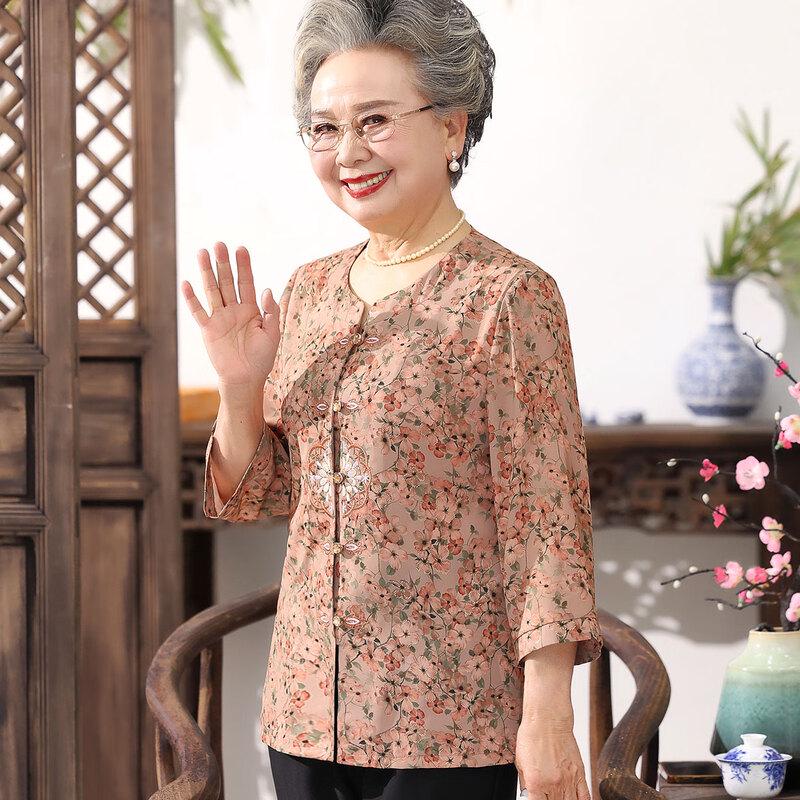 

Yuzhaolin Women s Embroidered 3/4 Sleeve Summer Blouse 5XL