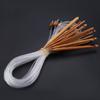 12pcs Carbonized Bamboo Afghan Tunisian Crochet Hooks Set Carpet Rug Weave Knitting Needles