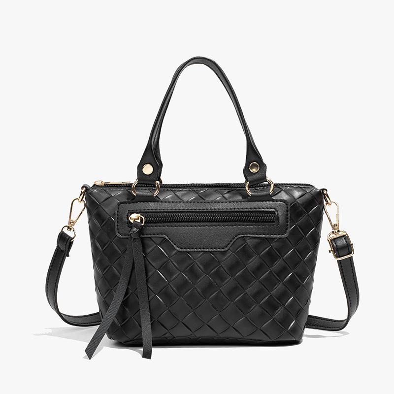 Women's bag new simple handbag plaid one shoulder fashion trend bag messenger bag one piece