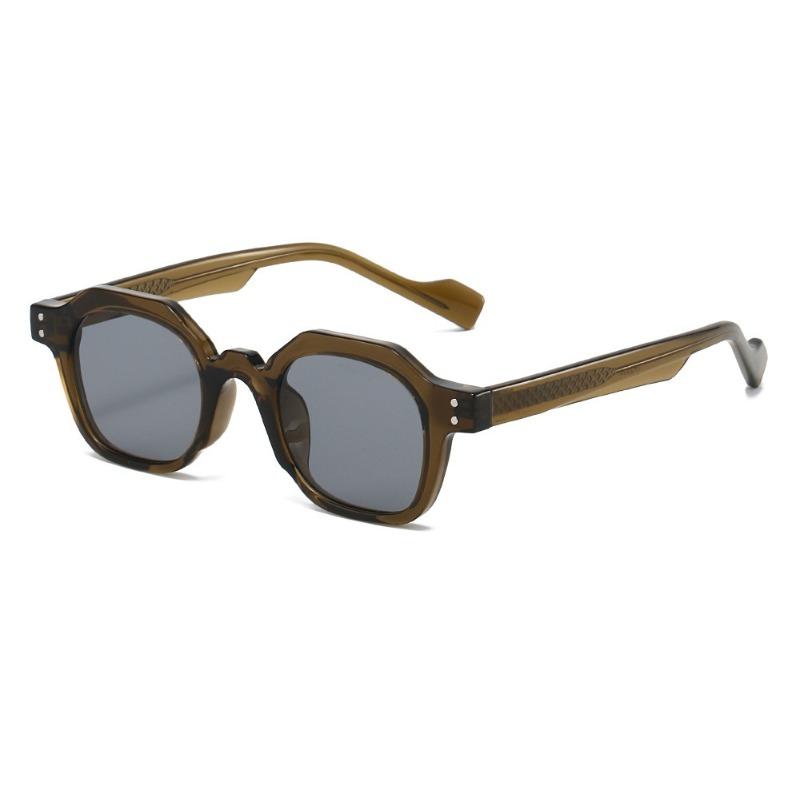 New Retro Fashion Men Black Sunglasses Travel Square Frame Women Sun Glasses Outdoor Driving Fishing High Quality Uv400