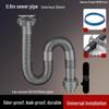 Anti-Odor Kitchen Sink Drain Hose with Seal Plug