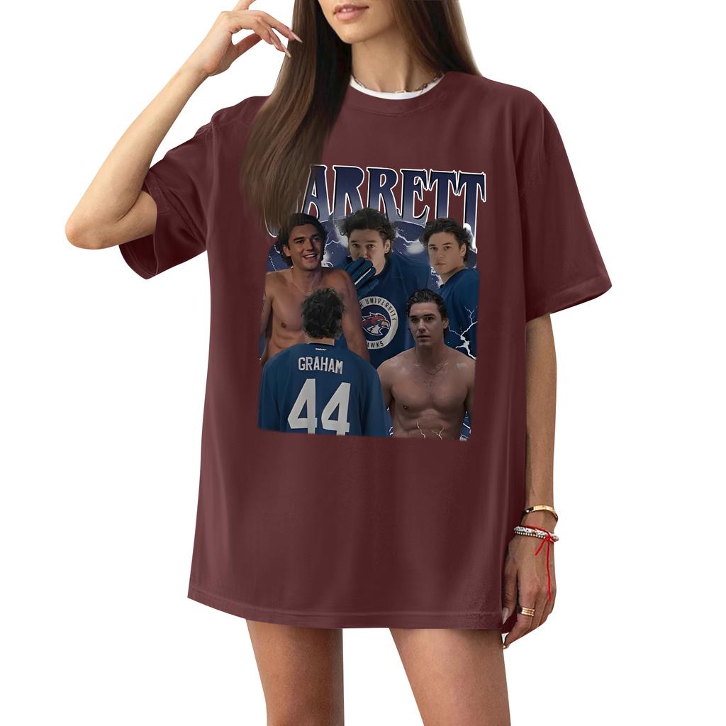 Women's Casual Letter Print Short Sleeve T-Shirt - Graphic Tee for Everyday Wear