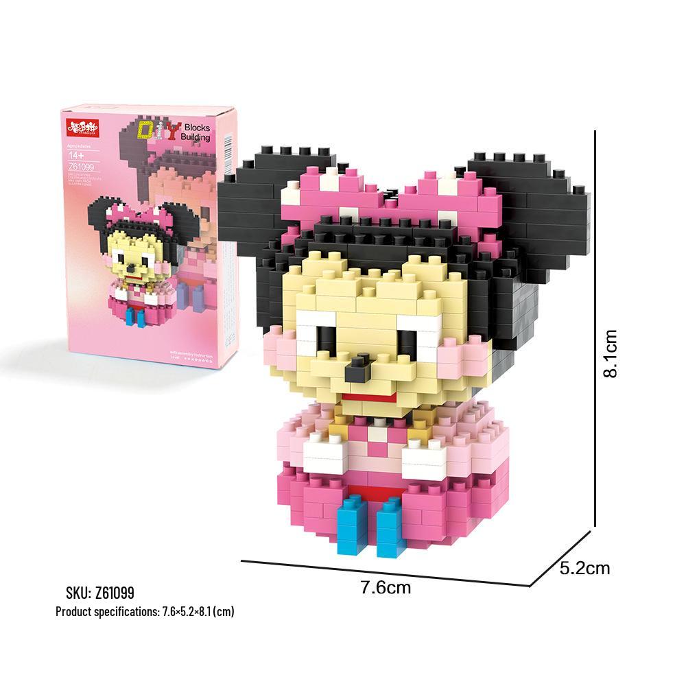 Kuromi and My Melody Compatible Building Blocks for Girls - Sanrio-Inspired Toys