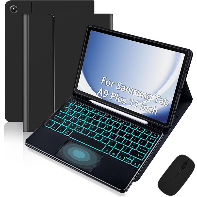 Samsung A9+ Tablet Case with Bluetooth Keyboard for 2025 A11+ Model