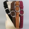 Women S Simple High Quality Leather Belt Pin Buckle Decorative Waist Strap