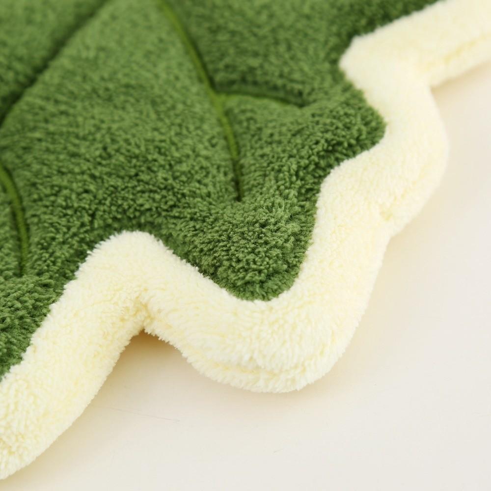 Cartoon Leaf Hand Towel Absorb Water Bathroom Kerchief New Hand Wipe Kitchen
