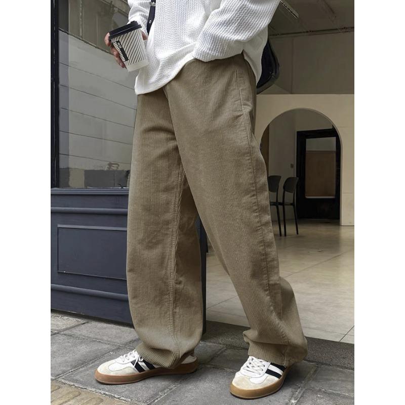 Men's casual pants are thin, spring and autumn pendant feeling mopping floor straight pants, casual long pants