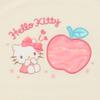Sanrio Kids Hello with Name Tag 902403 Short-Sleeve T-Shirt, Kitty, 110cm, Space,