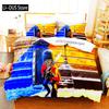 Hip Hop Heavy Metal Maiden 3-piece Cartoon Anime Duvet Cover Sets For Adult Boy bedroom Luxury Printed Bedding Set