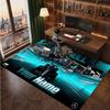 George Russell Personalized Crystal Velvet Carpet, Customized Name Text Soft Anti‑Slip Rug for Living Room Bedroom