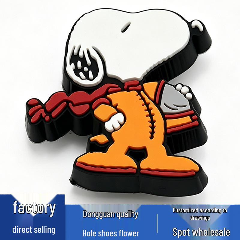 Snoopy PVC Flower Shoe Accessories: Buckles & Decorations for Hole Shoes