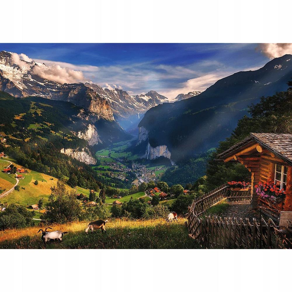 Puzzle 1000 Dolina Lauterbrunnen Szwajcaria 10821
