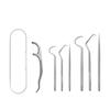 3/7pcs Reusable Toothpicks Pocket Set Stainless Steel Portable Teeth Cleaner  for Tooth Oral Clean