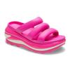 Crocs Classic Light Wheel Slide Sandals Women Sandals Hot-Pink 209842-6TW