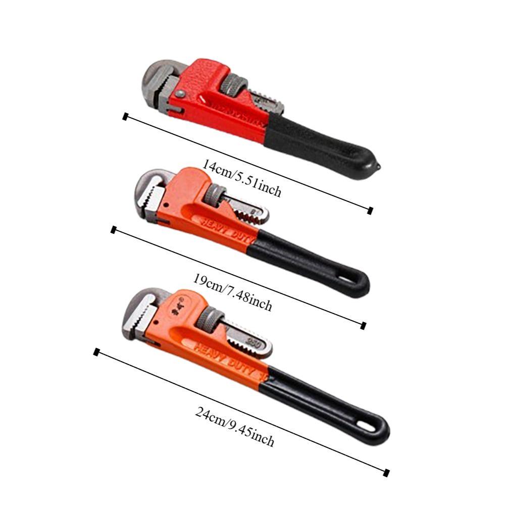 Labor-saving Adjustable Pipe Wrench Clamp Spanner Heavy Duty Pliers  Plumber Tools