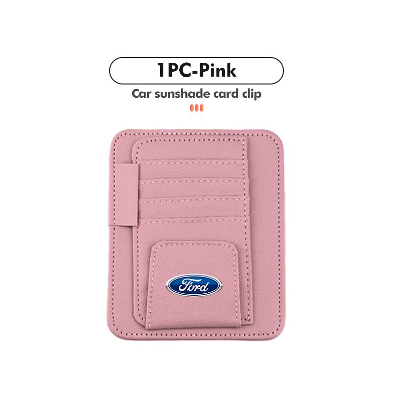 Car Sun Visor Minimalist Glasses Card Clip Sunglasses Holder For Ford Escort KA Flex Everest KA Expedition Falcon Fusion