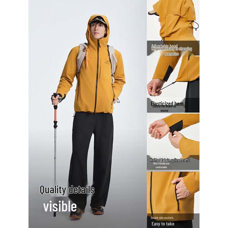 BOSIDENG Men's Windproof & Waterproof Casual Jacket