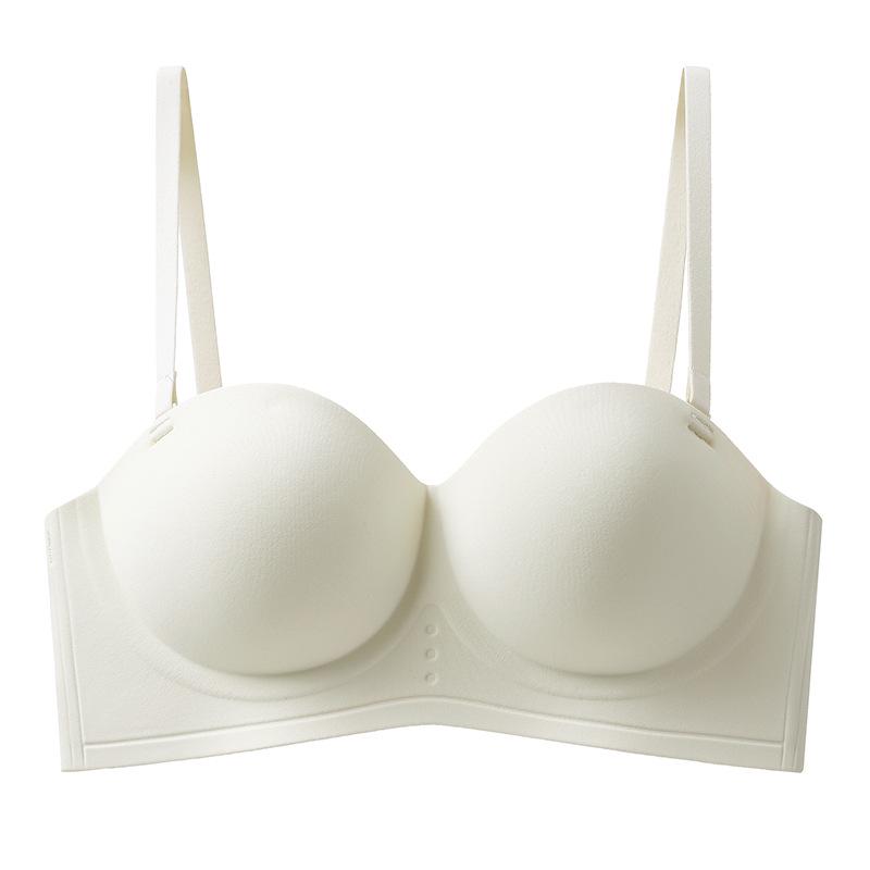 Push-Up Seamless Camisole Bra: Enhancing Padded Wireless Support for Small Busts