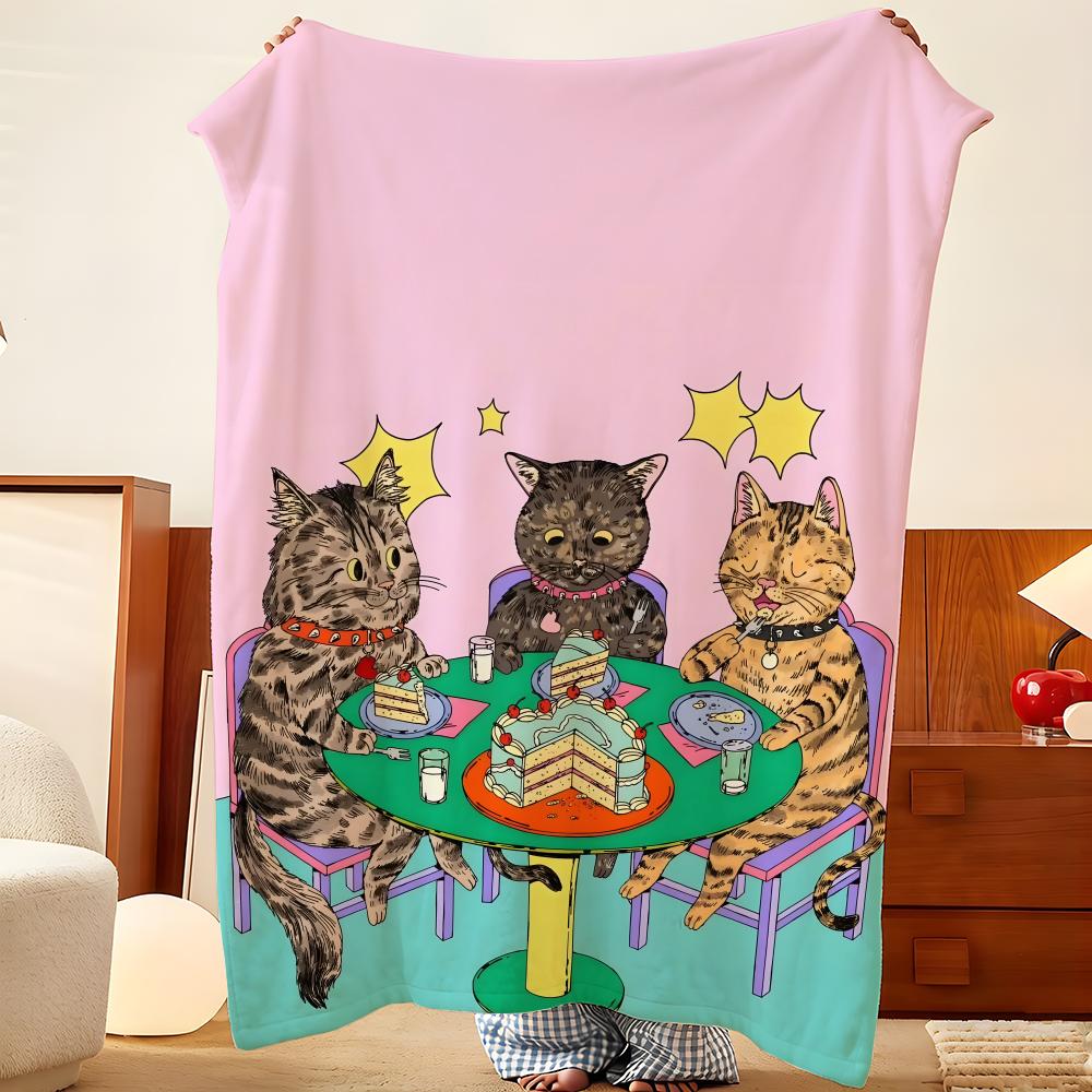 Artist K-Kaitlin B-Brito Throw Flannel Throw Blanket, Lightweight Cozy, Durable Washable Cute Cool