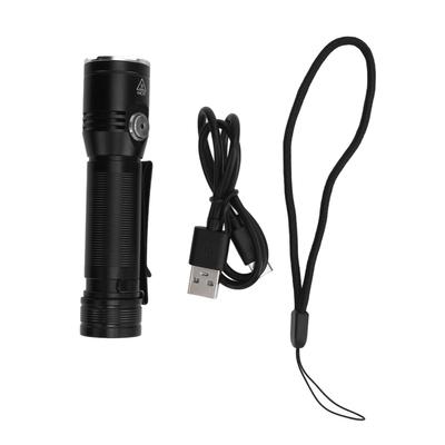 LED Camping Flashlight Professional High Brightness 2050lm USB Rechargeable Portable Pocket Flash