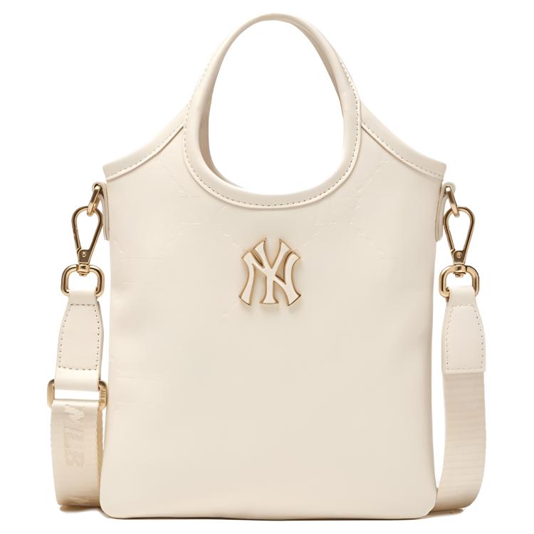 

MLB New York Yankees 25FW Brand Logo Dark Print Tote Bag Shopping Bag Women Tote Bags Beige Black Brown 7ACRMDN5N Black,Basic Set (Bag)