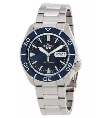 Ceas de bărbați 5 Sports Seria SKX din oțel inoxidabil albastru Sunray Dial automat SRPK97K1 100M