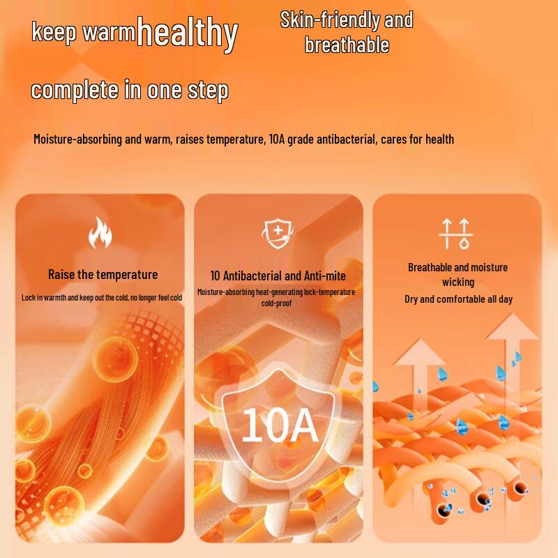 Langsha Men's Plus Size Wool Silk Thermal Underwear Bottoms