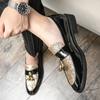 Fashion 2024 New Men Casual Shoes Breathable Designer Shoes Leather Loafers Business Office Shoes for Men Comfortable Coiffeur Shoes