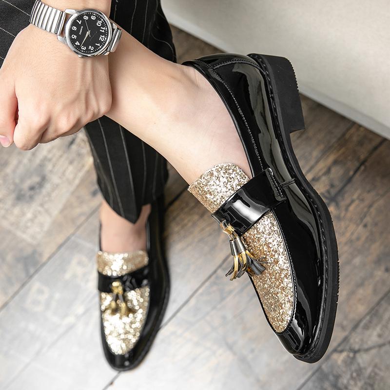 Fashion 2024 New Men Casual Shoes Breathable Designer Shoes Leather Loafers Business Office Shoes for Men Comfortable Coiffeur Shoes