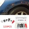 123 pièces Garniture d'aile de roue Pare-chocs Porte latérale Clip Pour BMW Mini Cooper R50 R52 R56 R53