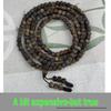 Hainan Green Qinan Agarwood Bracelet - Authentic 4MM Cube Beads for Women