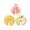3Pcs Dual-Sided Fruit Shaped Cleaning Sponge Quick Dry Cute Fruit Dish Scrubber  Household