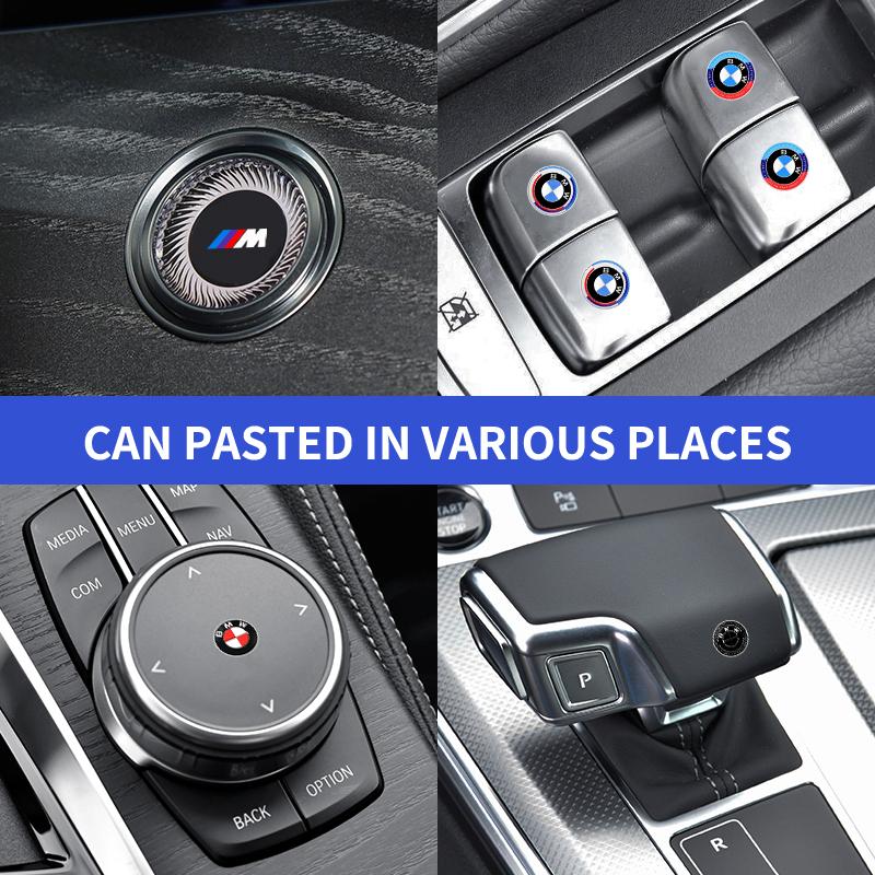 CCH1 Fashion Car Interior Dekoration Stickers Badges Emblem Car Styling For BMW E34 E36 E60 E90 E46 E39 E70 F10 X5 X6 X1 M3 M5 M6 E71