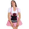 New Oktoberfest clothing Bavarian love beer clothing plaid dress maid clothing
