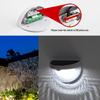 NuFeng Solar Semi-Circular Garden Wall Lights (4-Pack)