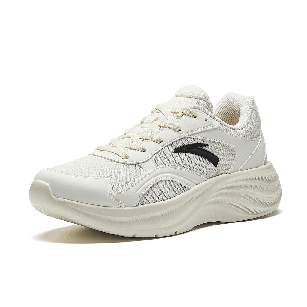 Anta Nebula 2 Abrasion Resistant Slip Resistant Casual City Commuting Running Shoes Women's White Yellow 922615505-1