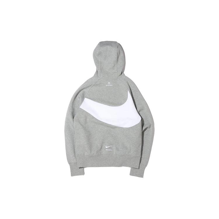 Nike Kapuzenpullover mit großem Swoosh-Print DD8223-063