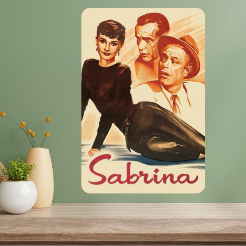 

Sabrina Classic Movie Metal Poster Sign 20x30cm（7.8x11.8inch）