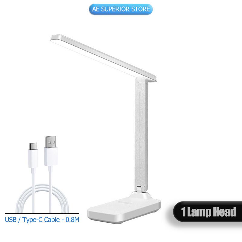 

Eye Care LED Desk Lamp USB Powered Small Foldable Table Lamp 3 Colors Dimmable Nihgt Light Reading Light For Children Students 3 Colors in 1&1-5W&USB Powered
