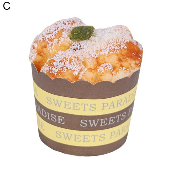 Simulation Cupcake Realistisch Aussehend Wasserdichtes Kunstleder Falscher Cupcake Lebensmittelmodell Küchenspielzeug Dekoration Partyzubehör