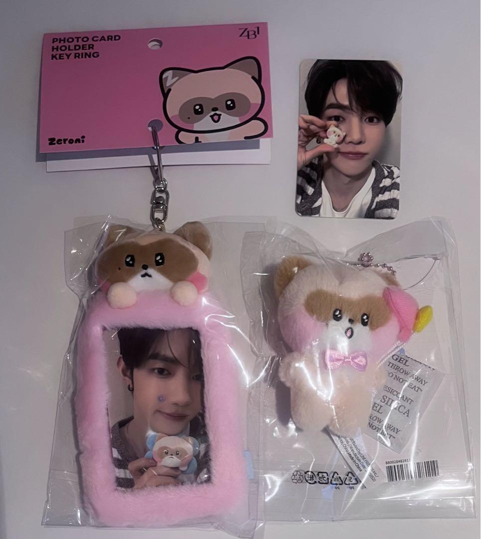 

[USED] ZB1 zeroni Hao Hanini 50,000 won trading card stuffed toy trading card case